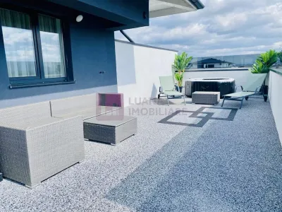 Penthouse PREMIUM de vanzare | terasa 110 mp | 2 bai | 2 parcari | video - foto 10