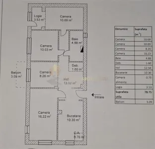 APARTAMENT 4 CAMERE 82 MP CALEA FLORESTI MANASTUR - foto 19
