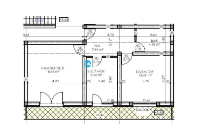 Apartament intabulat, 2 cam D, parcare , Hlincea Manta Rosie - foto 6