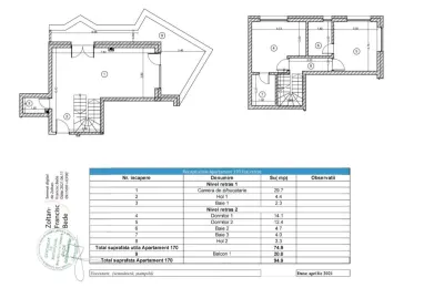 Penthouse pe 2 niveluri |3 camere | 3 băi | parcari| M. Romanul - foto 16
