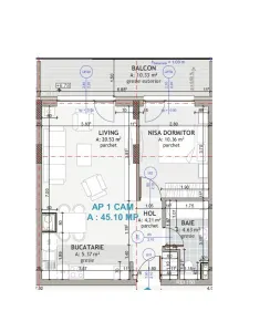 Apartament modern I 2 camere I Ansamblul Eroilor I Floresti - foto 10