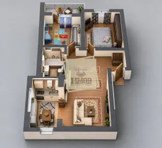 Apartament 3 camere | 62 mp utili | Balcon | Parcare | Turnisor - foto 8