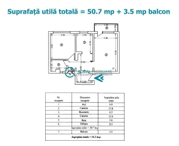 Royal Imobiliare - Vanzare apartament 2 camere zona Mihai Bravu - foto 17