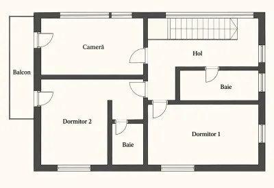 2x casa individuala 4 camere decomandate, 3 bai, Tureni - foto 4