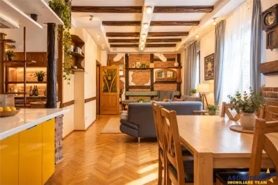 Apartament loft unicat 200 mp in inima Brasovului Istoric, la poalele Tampei, la 5 minute de Piata Sfatului - foto 11