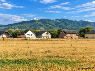 Teren intravilan, regim inaltime P+2E+M,  vedere catre munti, Sacele, Brasov - foto 2