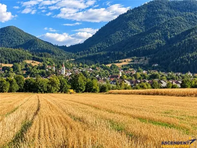 Teren intravilan, regim inaltime P+2E+M,  vedere catre munti, Sacele, Brasov - foto 4