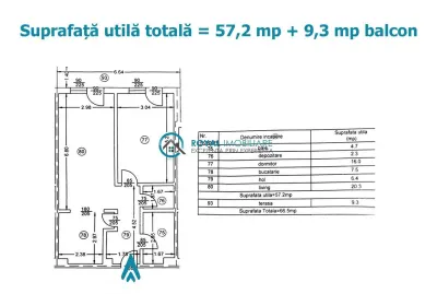 Royal Imobiliare - Vanzare apartament 2 camere zona Bdul Bucuresti - foto 8
