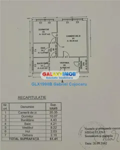 2 camere | Floreasca - Strada Mozart | 51 mp | Mobilat  | Centrala - foto 6