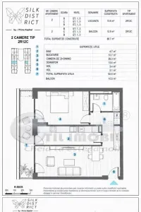 Apartament 2 camere, 73 mp, balcon 10,5 mp, etaj 1 – Silk District, Iași - foto 5
