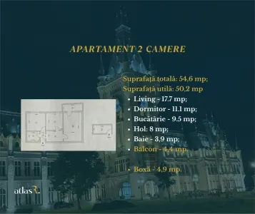Apartament 2 camere | 55 mp | Tg. Cucu – Podul de Fier | Renovat & mobilat | Boxă inclusă - foto 8