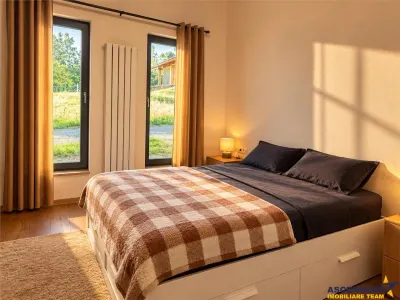 Casa moderna cu 2.216mp teren spectaculos: liniste, natura, priveliste montana, Zarnesti - Tohanita - foto 16