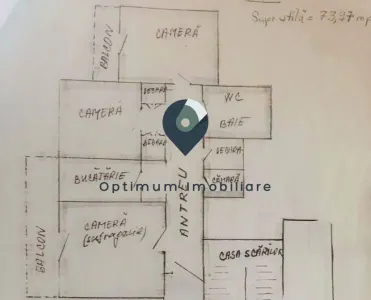 Apartament cu 3 camere, 74 mp in Manastur, zona Mc Donald's ! - foto 7