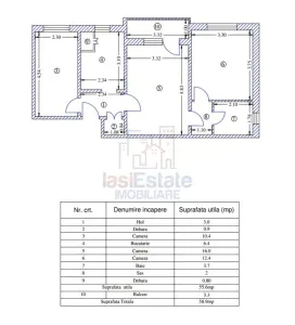 Apartament 3 Camere Luminos si cu Vedere Frumoasa - foto 15