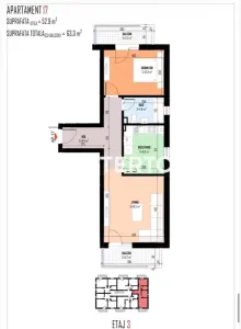 SUPER APARTAMENT 2 CAMERE | 52,9 MP UTILI | 2 BALCOANE | BRAGADIRU - Bragadiru