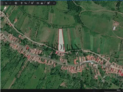 Teren 4.000 mp | Front Generos 47 ml | Utilități | La Asfalt | Cricău - foto 3