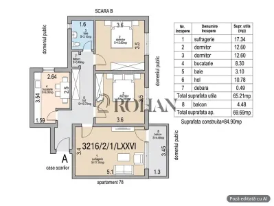 3 Camere Decomandat | Bd. Transilvaniei | Finisat Modern | Lift | Boxa - foto 20