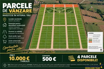 Ultimele 4 parcele disponibile, suprafata 503 mp, zona rezidentiala in dezvoltare - Bod
