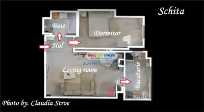 INCHIRIERE APARTAMENT 2 CAMERE CENTERAL ADRESS RESIDENCE - foto 9