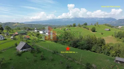 Teren intravilan 3.000–5.000 mp, priveliște panoramică – Bran–Șimon - foto 5