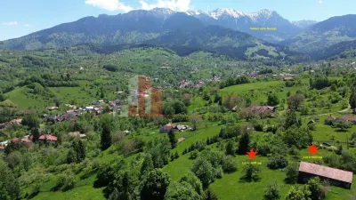 Loturi de teren 1.000 mp | Poarta – Bran | Vedere panoramică către Munții Bucegi - foto 2