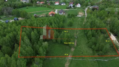 Teren intravilan 5.261 mp Tohănița | Deschidere 49 m | Utilități, lângă pădure - foto 2