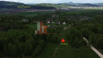 Teren intravilan 5.261 mp Tohănița | Deschidere 49 m | Utilități, lângă pădure - foto 3