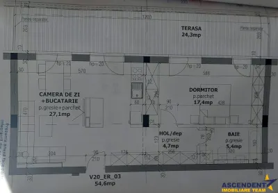 2 camere+ 24mp terasa, incalzire pardoseala, Maurer Villas Tractorul:Spatiu, lumina, libertate de amenajare - foto 7
