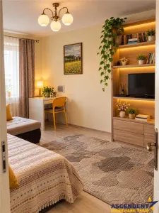 Apartament 2 camere, decomandat, balcon si parcare, Vlahuta - Florilor,  Brasov - foto 9