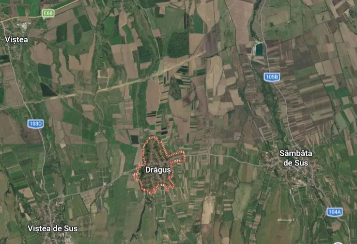 Teren 3200 mp de vanzare in comuna Dragus, jud. Brasov - Dragus