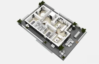 Penthouse 131mp utili si 150mp terasa in ARSENAL RESIDENCE - foto 4