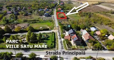 Investitie | Teren intravilan 1.224 m², front 72 m | Viile Satu Mare - foto 2