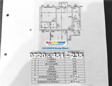 Vanzare apartament 3 camere TEI (str Luntrei) Centrala Proprie - foto 5