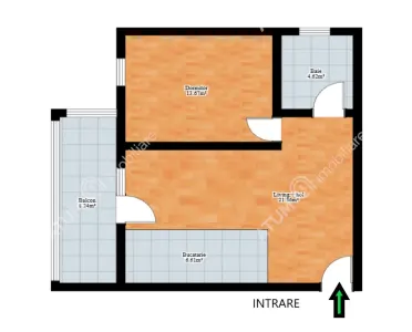 De inchiriat apartament cu 2 camere balcon si loc parcare situat in zona Doamna Stanca - foto 8