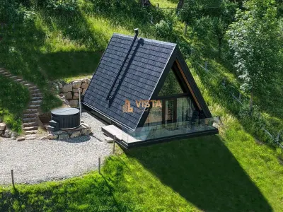 Afacere la cheie profitabilă sau casa de vacanță A-Frame in Sohodol,  Bran, Brasov - foto 8