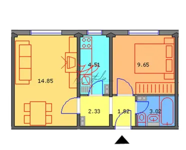 Vanzare apartament 2 camere Teiul Doamnei - foto 4