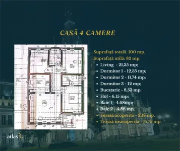 Casa 4 camere | 100 mp | Predare imediata | Valea Adanca - foto 16