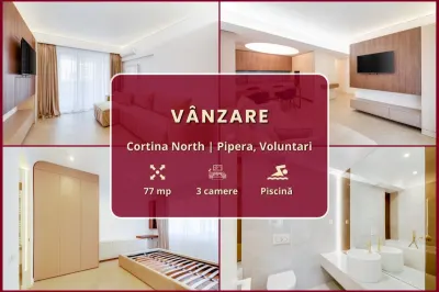 Cortina North || 2 dormitoare || Amenajat premium || Comision 0% - foto 2