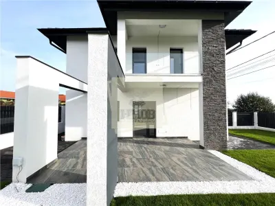 Casa moderna 5 camere 2 bai teren 498 mp 4 parcari 10 km de Sibiu - foto 12