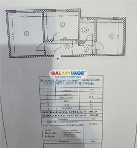 Apartament 2 camere 13 SEPTEMBRIE-DRUMUL SARII centrala proprie - foto 8