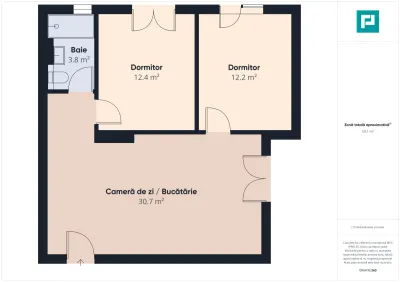 Apartament 3 camere | Grădină 70 mp | Torontalului - foto 7