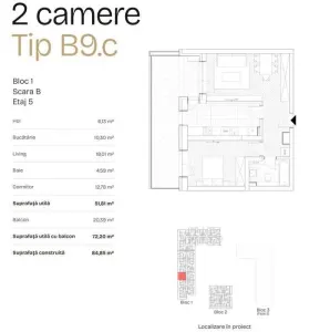 Apartament 2 camere Prima Astera Ghencea Drumul Taberei - foto 3