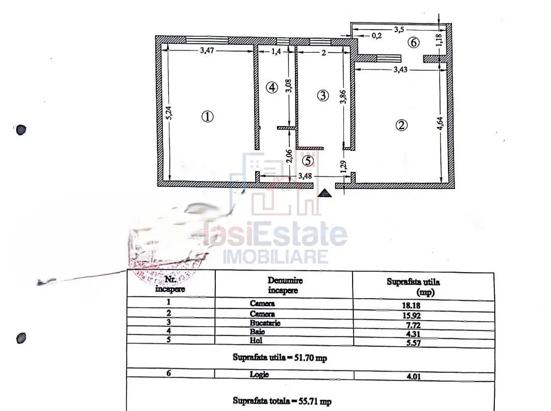 Apartament 2 camere Iași - poza 1