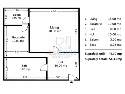 Apartament spatios cu o camera de vanzare in Valea Lupului - foto 10