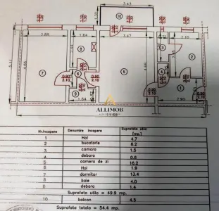 Apartament 2 camere in Ploiesti, zona Nord - foto 17