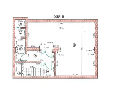 Spatiu comercial zona Barbu vacarescu 127 mp S+P - foto 3