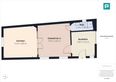 Apartament cu 2 camere, la casă, zona Drăgășani - foto 21
