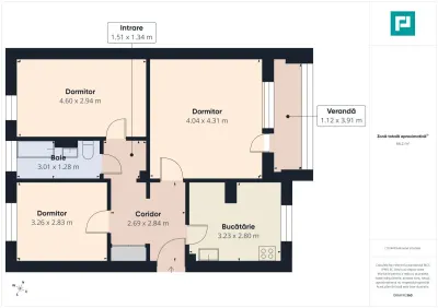 Apartament 3 camere Etaj 3 Zona Aurel Vlaicu - foto 15