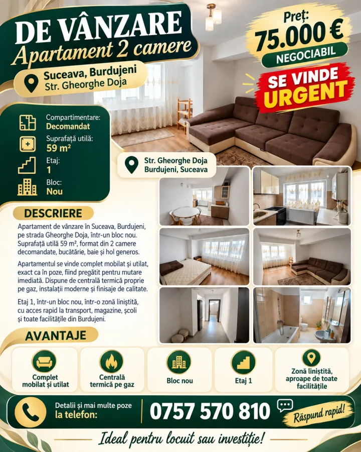 Apartament 2 camere Suceava - poza 10