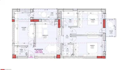 De vanzare apartament finisat la cheie cu 3 camere decomandate 2 bai si 2 balcoane in Selimbar - foto 18